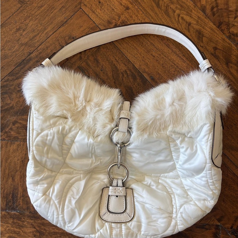 Coach White Bag